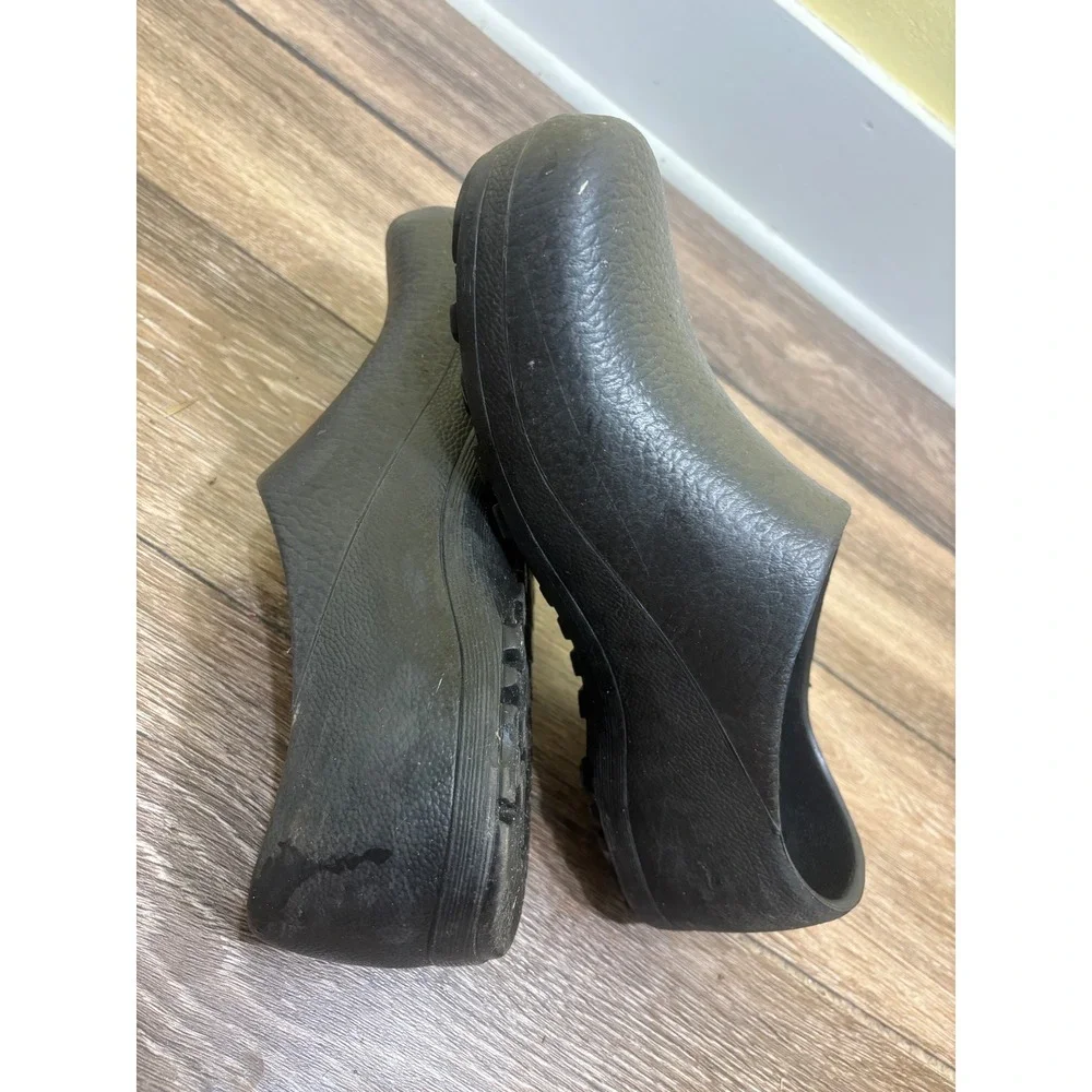 Birkenstock A630 Alpro Black Work Clogs Slip Resistant Professional Shoes Sz 41